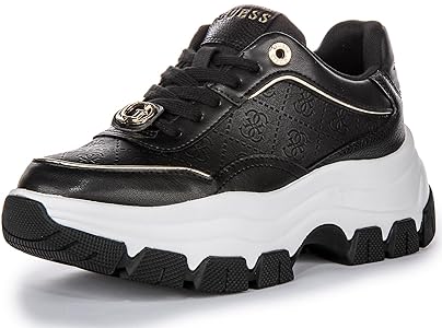 Amazon.com | Guess Berrett Logo 4g FLTBERELE12BLACK,Sneakers